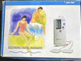 Best Care Ts07-1101 Handheld Pulse Massager Lcd Display Multiple Modes White