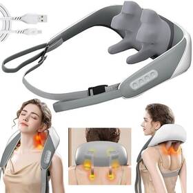 N121019ma6vo18001 Bestoyard Deep Tissue 6d Neck Shoulder Massager Back Waist Heating Kneading Pain Relief