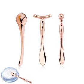 Betterjonny 750319035544 3 Pack Metal Eye Cream Applicator Face Roller Massager Wand Stick Tool