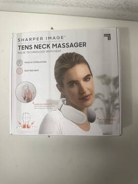 1014706 Beurer Ri1 Sharper Image Neck Tens Muscle Stimulator With Soothing Heat And Wireless Remote