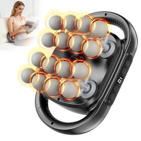 Riv001 Beyn New 16-head Massage Gun Set - 16 Gray Heads Included 30 Speed Levels D