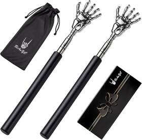 Pp-hohh122450 Bianyc 2-pack Skeleton Hand Back Scratcher Portable Extendable Telescopic Ghost