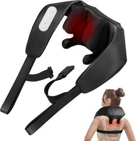 Kt295 Bibire 768795696791 Neck And Shoulder Massager Deep Tissue Cordless Kneading With 6 Massage Node