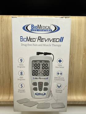 Brve2 Biomedical Life Systems Live Tens Unit Ems Muscle Massager For Pain And
