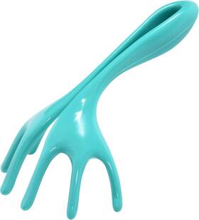 Bioswiss 817833022877 Head Massager Handheld Scalp And Temple Massage Tool Relaxing Teal