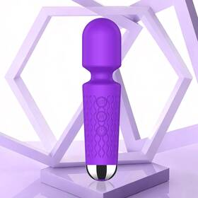 A-25122 Bitoffun Handheld Cordless Mini Massager Powerful Quiet With Waterproof 20 Modes And 8