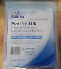 Bj165100 Blue Jay Blu And Stik Deluxe Reusable Electrodes Pack Of
