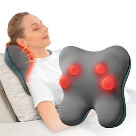 Bob And Brad 860011624448 Back Massager With Heat Fsa Hsa Eligible Ezback Corded Neck For Pa Inch