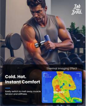 A7-pro Bob And Brad A7 Pro Massage Gun With Heat Cold Head For Athletes Gym Home Gifts