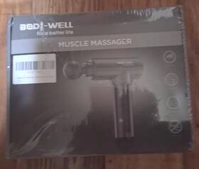 Bodi-well 709016066887 10 Head Massage Gun Deep Tissue - Black Rechargable New
