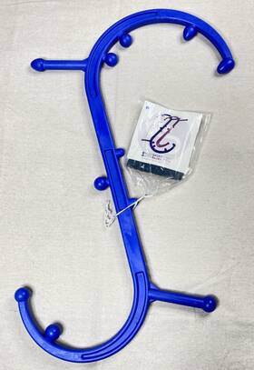 X001f018ab Body Back Buddy Trigger Point Self-massage Tool Blue Usa Made Instructions Nwt