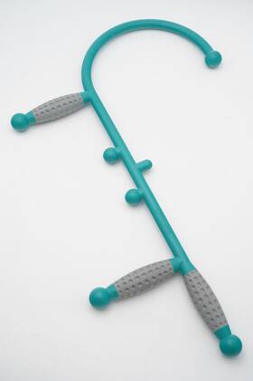 Nc69700 Body Tool Trigger Point Back Massager Hook Cane For Neck And Muscle Knots