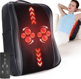 Boriwat 683404491751 Back Massager With Heat Shiatsu 4d Kneading Rolling Up And Down Mass