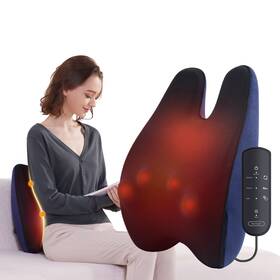Boriwat 785366492576 Back Massager With Heat Shiatsu Neck For Pain Relief Deep Tissue 3