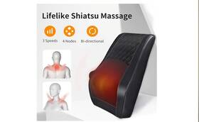 Sl-166 Boriwat Back Massager Shiatsu With Heat Remote