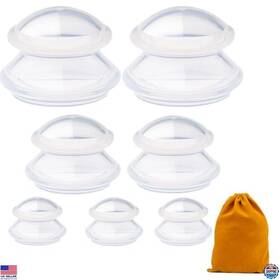 Tzs007 Brand Zcjhe 7pcs Silicone Cupping Therapy Set For Massage Pain Relief And Muscle Relaxation