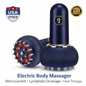 10356601 Branded Electric Body Massager Microcurrent Lymphatic Drainage Brush Anti Cellulite Usa