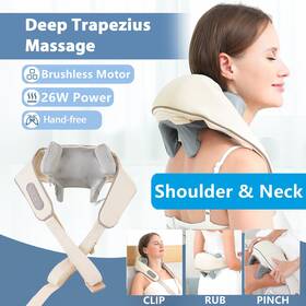 256636 Branded Neck And Shoulder Massager With Infrared Shiatsu Back For Pain Relief
