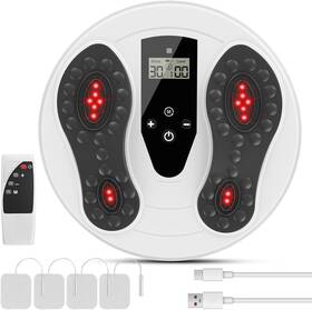 Branded 313045528508 Foot Massager For Neuropathy Ems And Tens Stimulator With Red Light Therapy F
