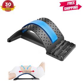 Branded 313115785701 2024 Back Stretcher 4 Level Cracker Lower Pain Relief Device Adjustabl