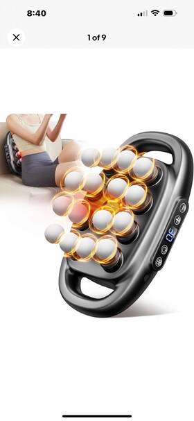 Branded 759950249884 Upgraded 16 Heads Massage Gun Deep Tissue Electric Massager Relieve Muscle Pain