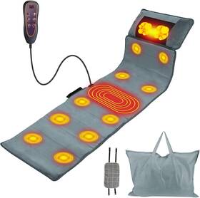D5082up Branded Full Body Massage Mat With Heat Electric Heated Pad Cushion Vibration