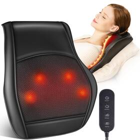 Jh-k3yx Brelley Neck And Back Massager For Pain Relief Deep Tissue With Heat Shiatsu