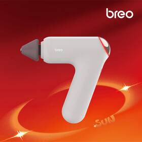5028425241 Breo Massage Gun With Heat Deep Tissue Relax Massager 3200 Rpm