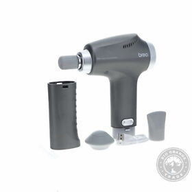 Breo Muscle Massage Gun Deep Tissue With Extension Handle Grey Open Box