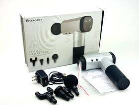 Rs1007 Brookstone 191205532288 Fascial Deep Massage Gun 4 Interchangeable Heads Relaxing