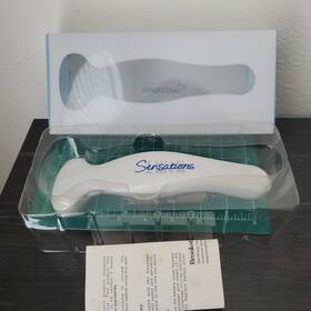 Brookstone 400004105891 Sensations Twin Massager Battery Operated Portable Deep Tissue