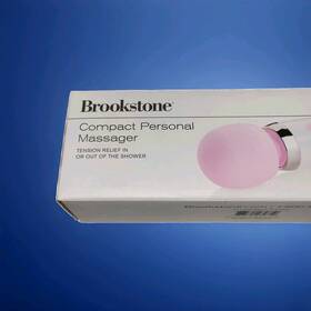 711846 Brookstone Rare Nib Compact Personal Massager Use In The Shower Water Resistant