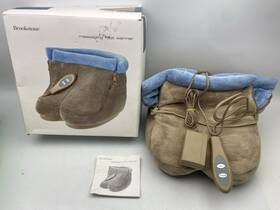 Brookstone 883594004605 Massaging Foot Feet Warmer With Heat Heated Massage - Used Once