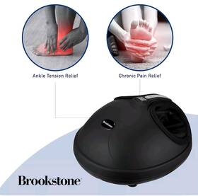 Bk1600-noc Brookstone Brand New In Box - 360 Air Pressure Shiatsu Heating Foot Massager