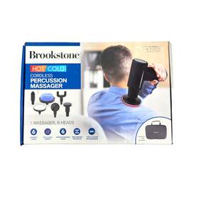 Bk1777m-blk Brookstone Hot/cold Cordless Percussion Massager