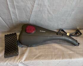 Bk5225m-noc Brookstone Dual Head Percussion Massager With One Attachment Euc