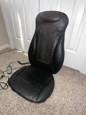 Bmcs740hj Brookstone C2.5 Cordless Shiatsu Massaging Seat Topper With Heat