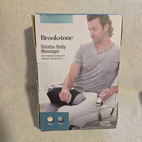 Cp-bsp8j Brookstone Shiatsu Body Massager Compact Premium Design New