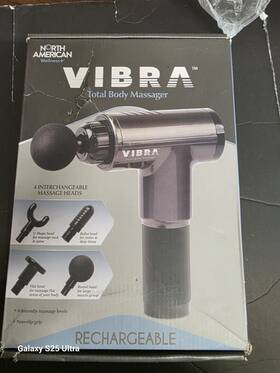 Brylanehome 017874038664 Vibra Total Body Massagernorth American Health Wellness 4-in-1 Handheld Massager