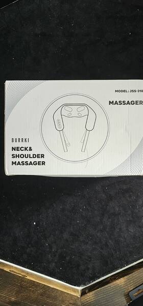 Jss-318 Burrki Neck And Shoulder Massager Grey Battery 80-100min Endurance