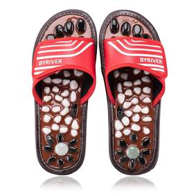 Byriver 698545352229 Acupressure Foot Massager Reflexology Massage Slippers Shoes Sandals For Wome