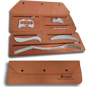 Sdcmb-6in1 Byyddiy 6 In 1 With Classified Storage Mark Stainless Steel Gua Sha Silver