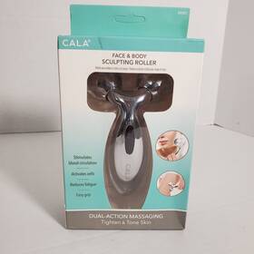 69301 Cala Face And Body Sculpting Roller Dual Action Massager Tighten Tone Skin