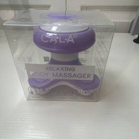 69304 Cala Relaxing Body Massager Mini Handheld Vibrating Purple Battery Powered