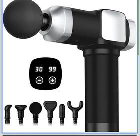 X004uvwm607 Camefer Massage Gun 6 Heads 30 Speeds 2500mah Battery 4-6hr Cordless Use