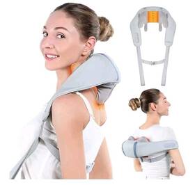 Sm701 Caresky Neck And Shoulder Massager. Heat Cordless Deep Tissue New