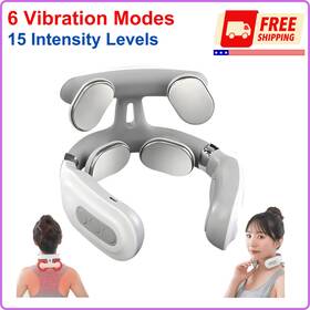 12850270 Cbdywvr Vitality Magic Pro 2.0 Neck Massager - 2025 Upgraded 4-head 6 Vibration Modes