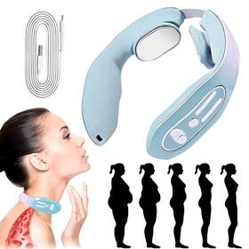 Celosmo 452460522052 Ems Neck Acupoints Lymphvity Massager Device Deep Tissue 3d Massage Usb Charg