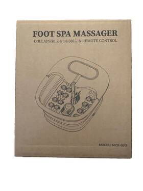 Mzd-02g Cerohs New Collapsible Foot Spa Massager With Remote Control. 8 Functions -mzd-02g. Nib