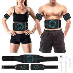 Cesliff 973900300447 Electronic Muscle Stimulator Ab Toning Belt Toner Fitness Training Fo